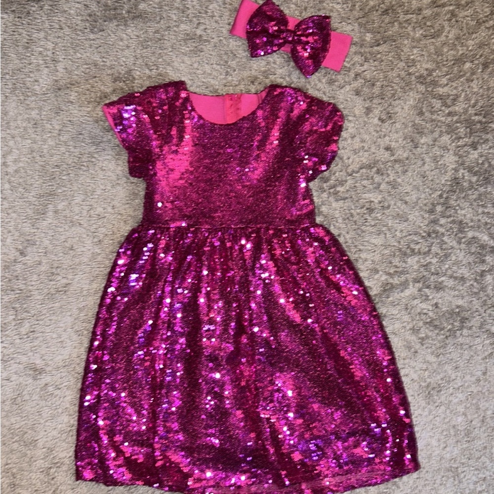 Girls sequins dress